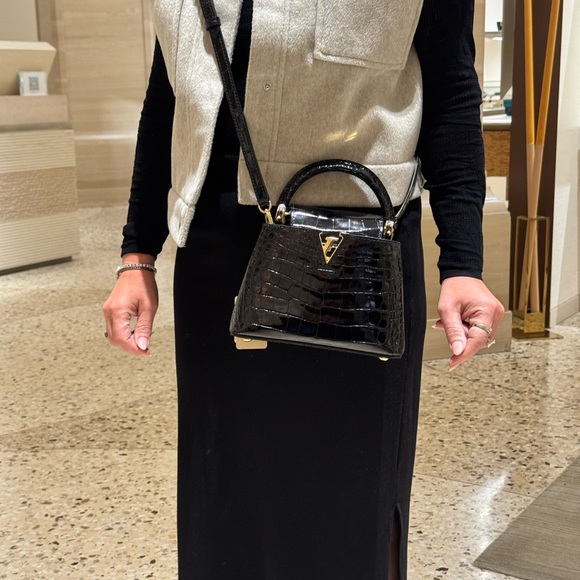 Louis Vuitton Handbags - Louis Vuitton Alligator Capucines MM Handbag